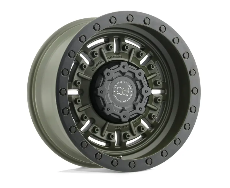 18X9.5 Black Rhino Abrams Olive Drab Green 1
