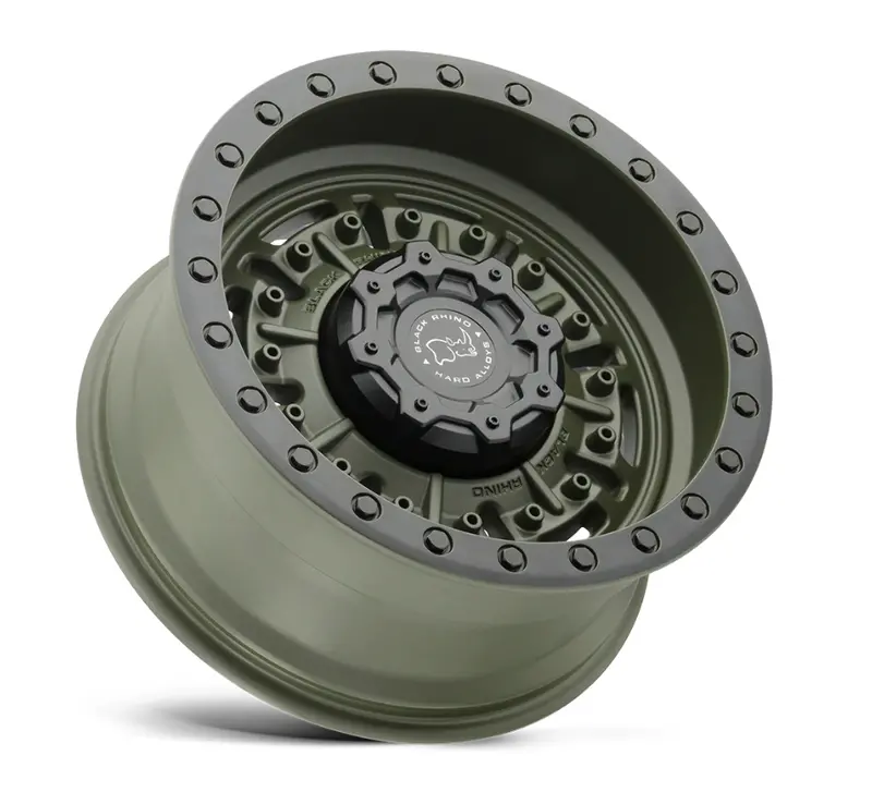 18X9.5 Black Rhino Abrams Olive Drab Green 2