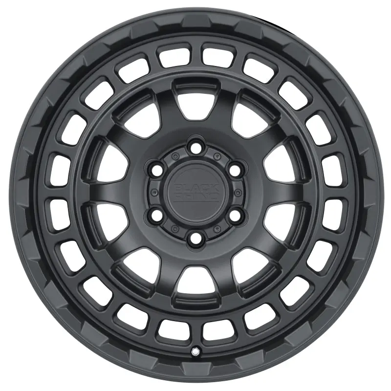 18X9.5 Black Rhino Chamber Matte Black Wheel 2