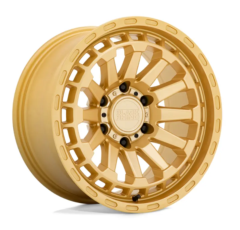 18X9.5 Black Rhino Raid Gold 1