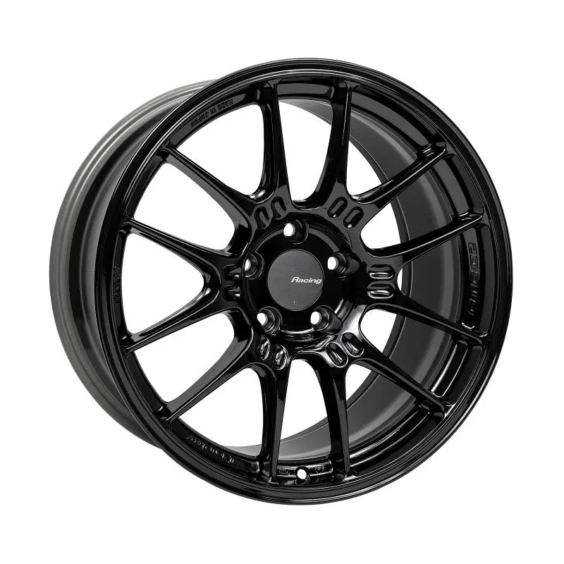 18X9.5 Enkei Gtc02 Gloss Black / 5X114.3 / Et 40Mm / Bore 75Mm 1