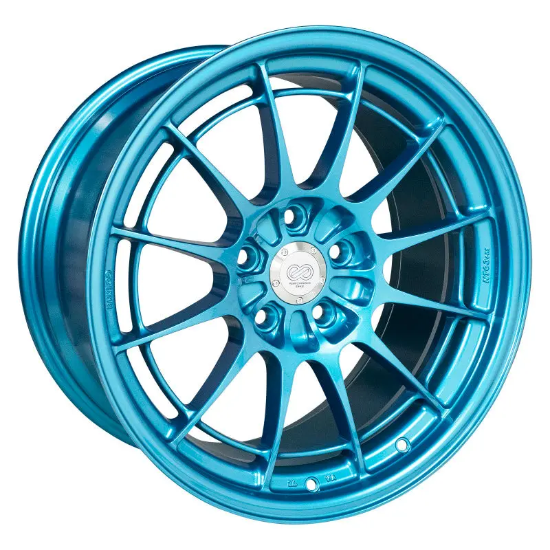 18X9.5 Enkei Nt03+M Emerald Blue 1