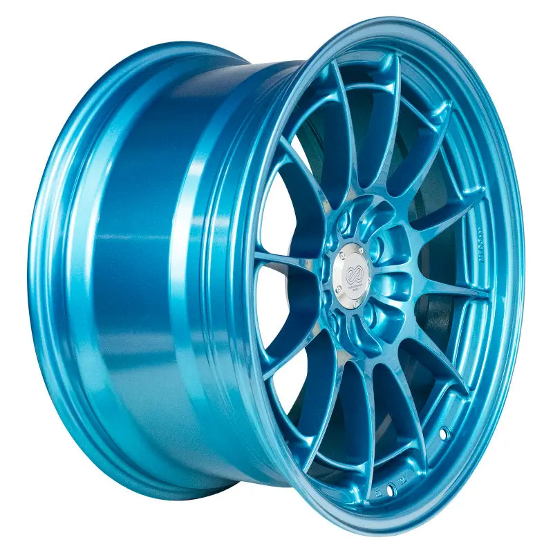 18X9.5 Enkei Nt03+M Emerald Blue 2