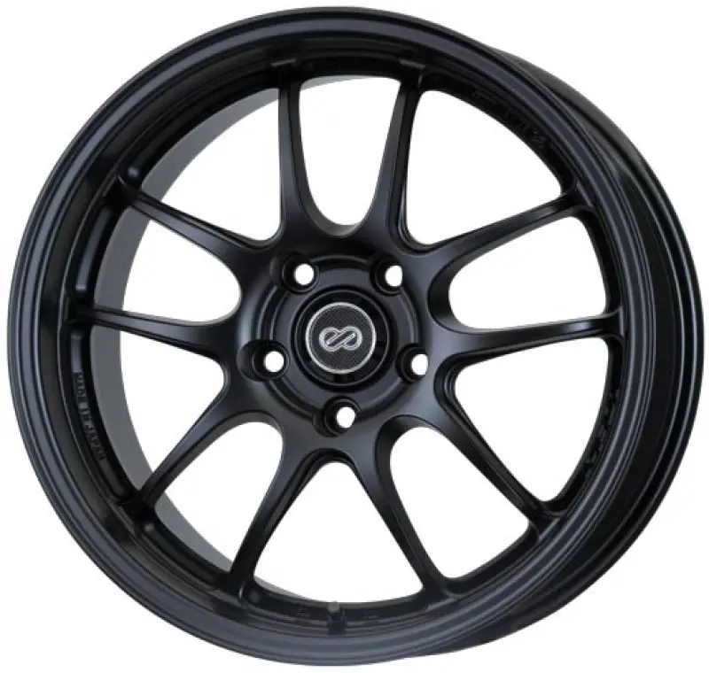 18X9.5 Enkei Pf01, 5X114.3 35Mm Offset Black Wheel 1