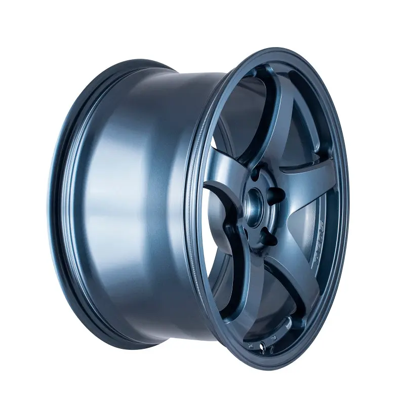 18X9.5 Enkei Pf05 5X114.3 38Mm Offset 75Mm Bore Misty Blue Wheel 2