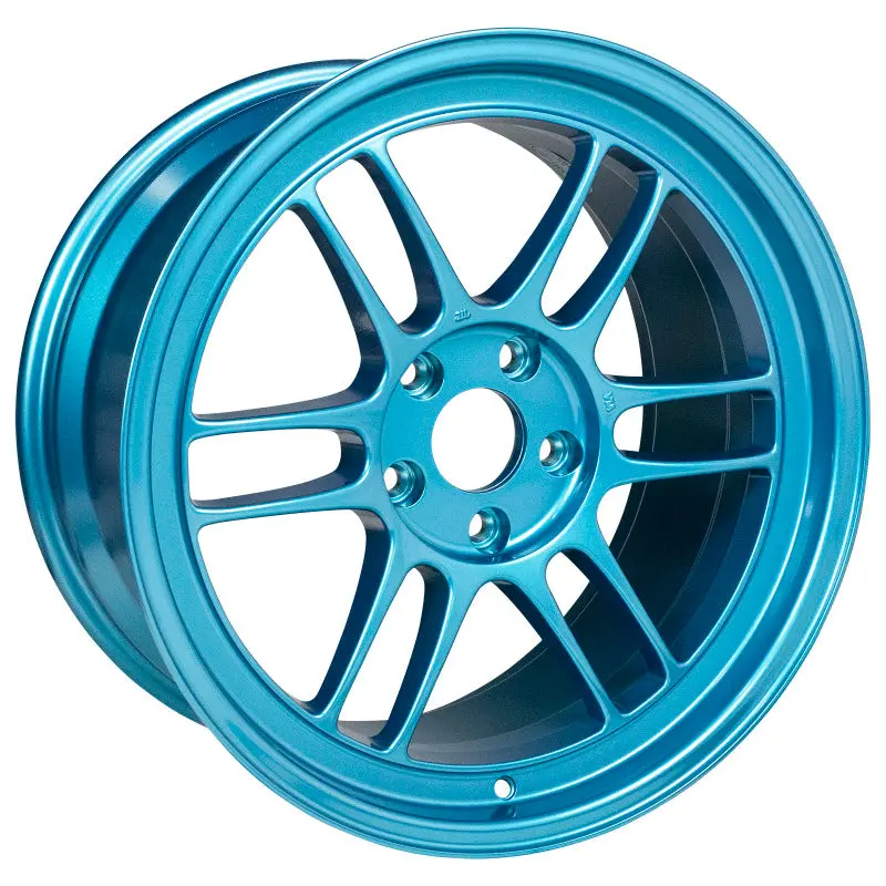 18X9.5 Enkei Rpf1 5X114.3 38Mm Offset 73Mm Bore Emerald Blue Wheel 1