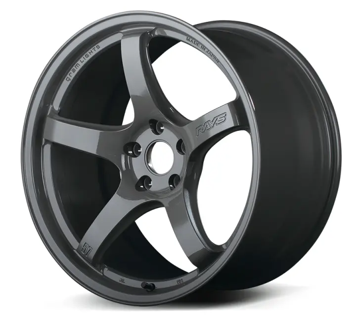 18X9.5 Gram Lights 57Cr Glossy Gray / 5X114.3 / +38Mm 1