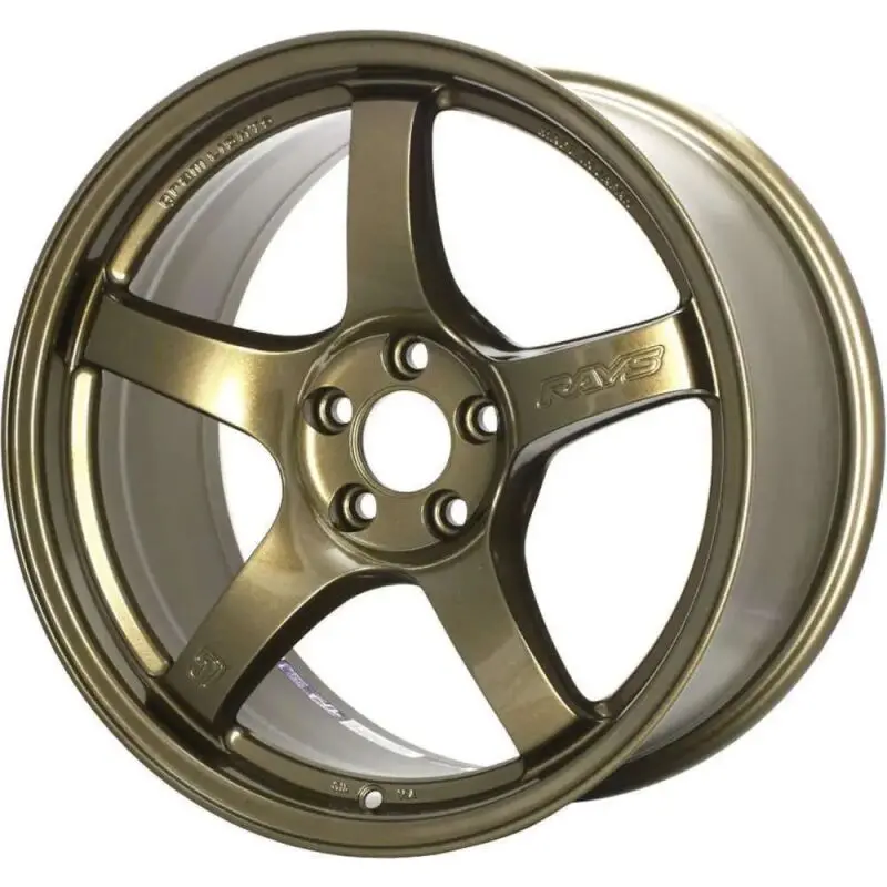 18X9.5 Gram Lights 57Dr +38 / 5-114.3 Almite Gold 1