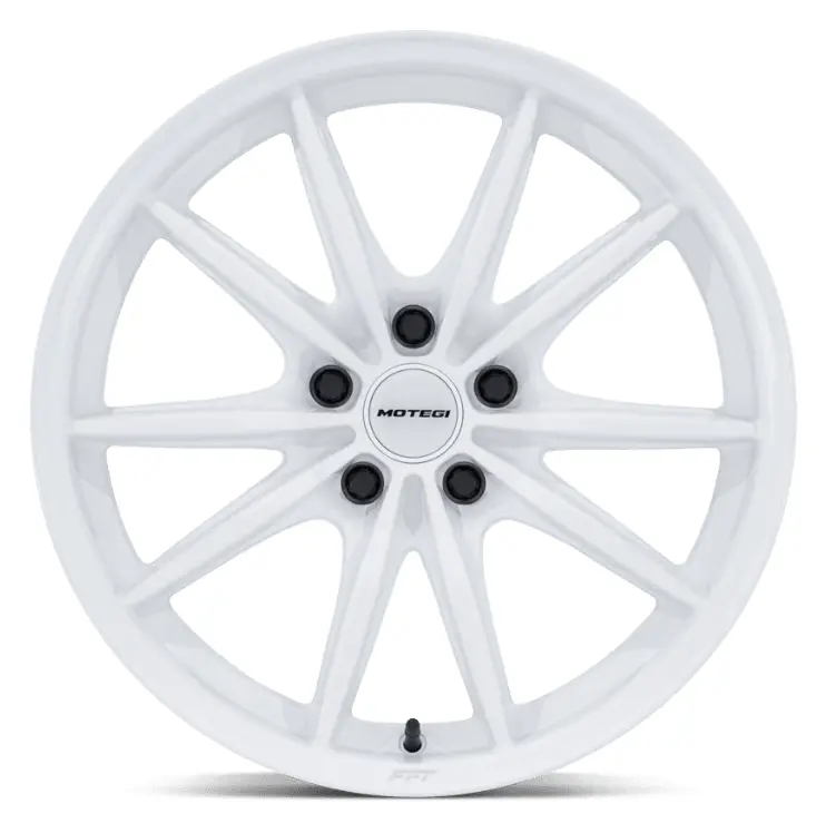 18X9.5 Motegi Zentoku Mr162 Gloss White 3