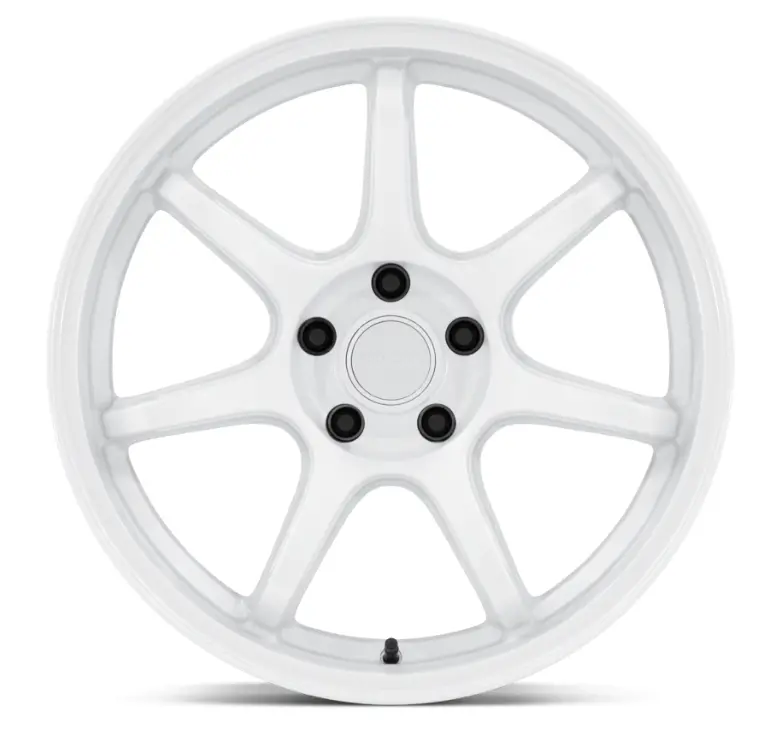 18X9.5 Rotiform Rc208 Bpu Gloss White 4