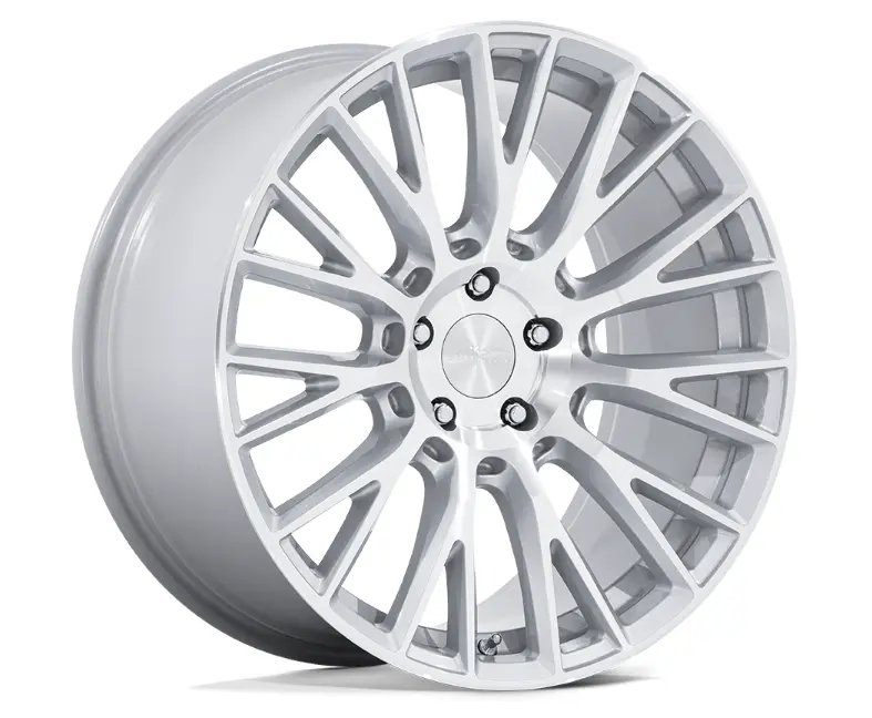19X8.5 Rotiform Lse Gloss Silver W/ Machined Face 1