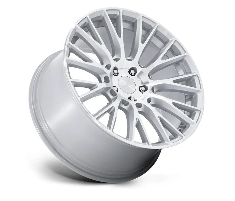 19X8.5 Rotiform Lse Gloss Silver W/ Machined Face 2