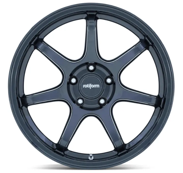 19X8.5 Rotiform Rc208 Bpu Gloss Blue Gray 4