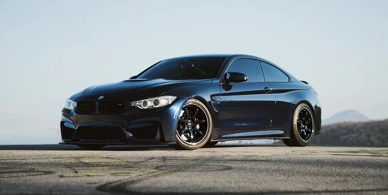 19X9.5 Rotiform Rc208 Bpu Gloss Black W/ Teal Stripe 5