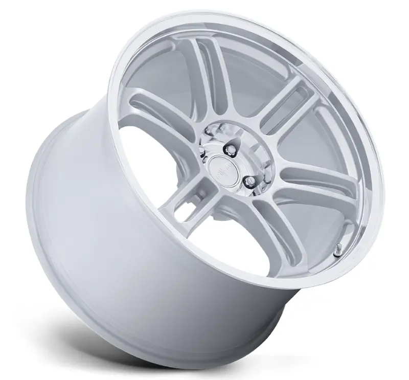 19X9.5 Rotiform Rps Matte Silver W/ Diamond Cut Lip 2