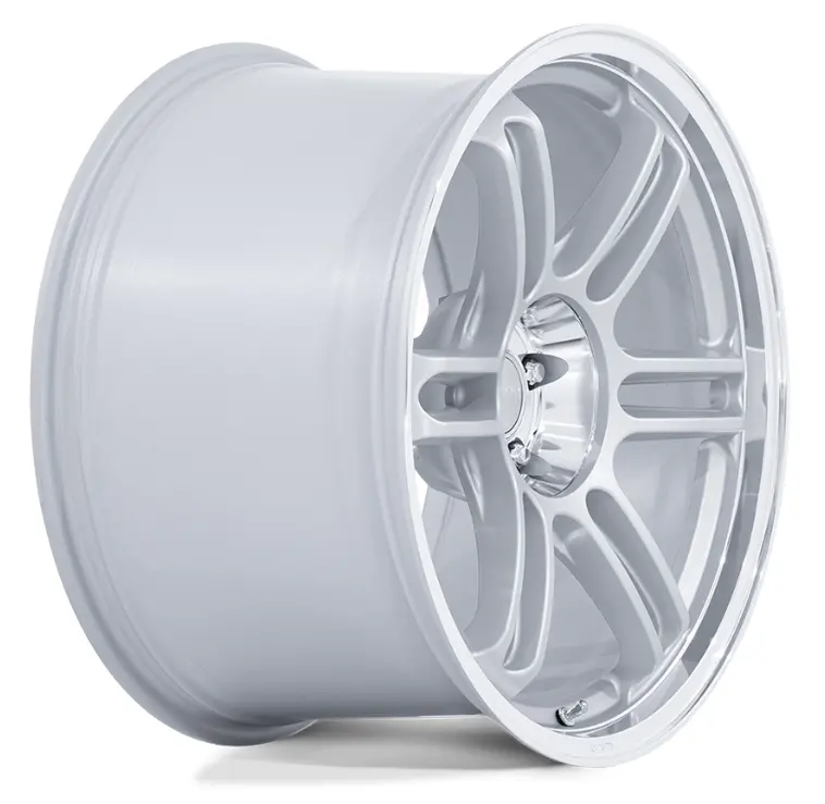 19X9.5 Rotiform Rps Matte Silver W/ Diamond Cut Lip 3