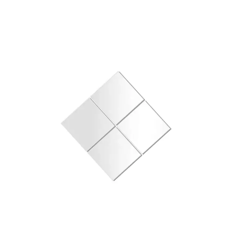 1X1 Inch Square Mirror Pack Of 4 | Small Craft Mirrors For Diy Projects, Decoration & Science Experiments 1
