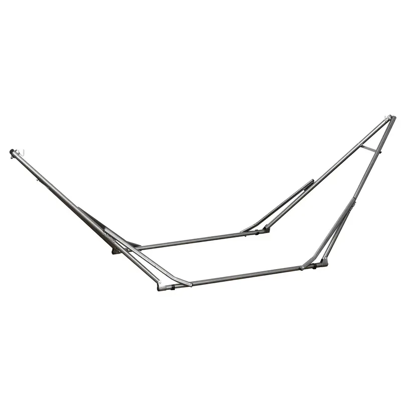 2-In-1 Portable Hammock Net Stand, Adustable Steel Frame Hammock Standand For Yard, Black 1