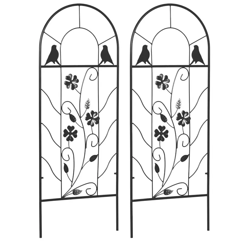 2 Pack Garden Trellis For Climbing Plants, 39" Tall 1