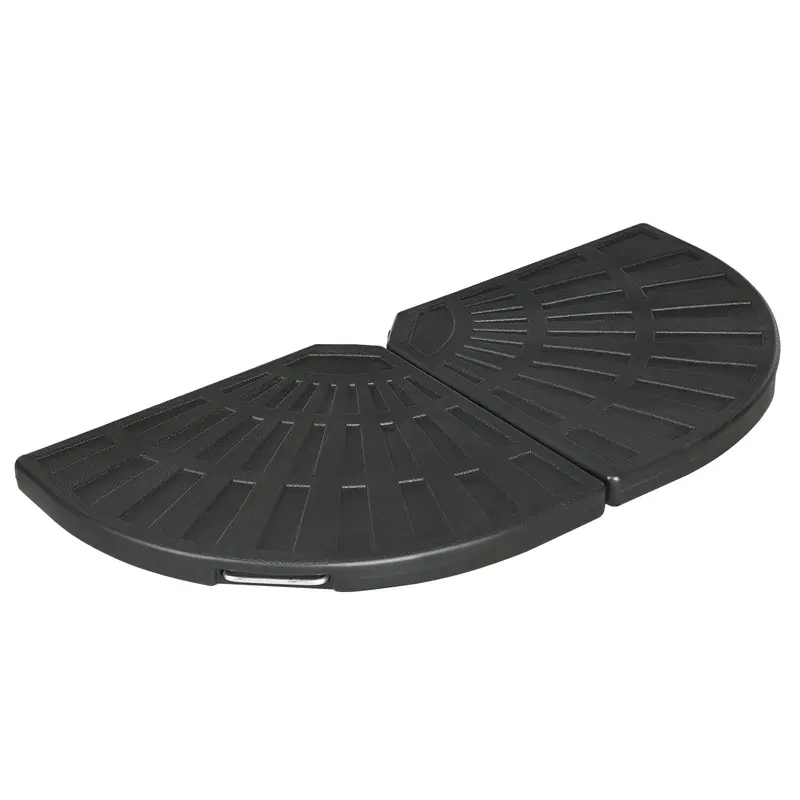 2-Piece Cantilever Umbrella Weights With Handles,For Cross Base, Black 1