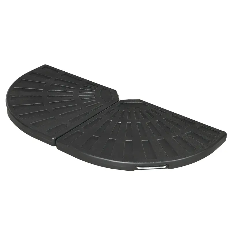 2-Piece Cantilever Umbrella Weights With Handles,For Cross Base, Black 2
