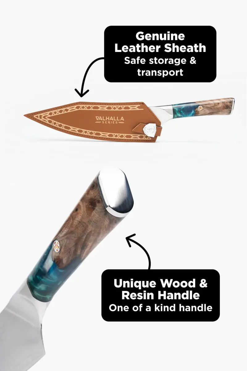 2 Piece Set | Chef Knife & Paring Knife | Valhalla Series | Dalstrong © 2