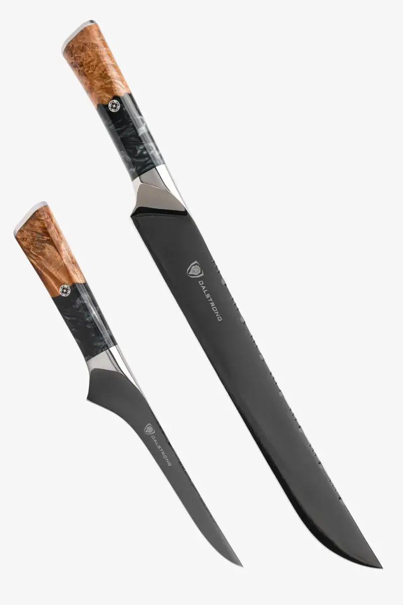 2 Piece Set | Slicing Knife & Boning Knife | Valhalla Series | Ravenstone Edition | Dalstrong © 1