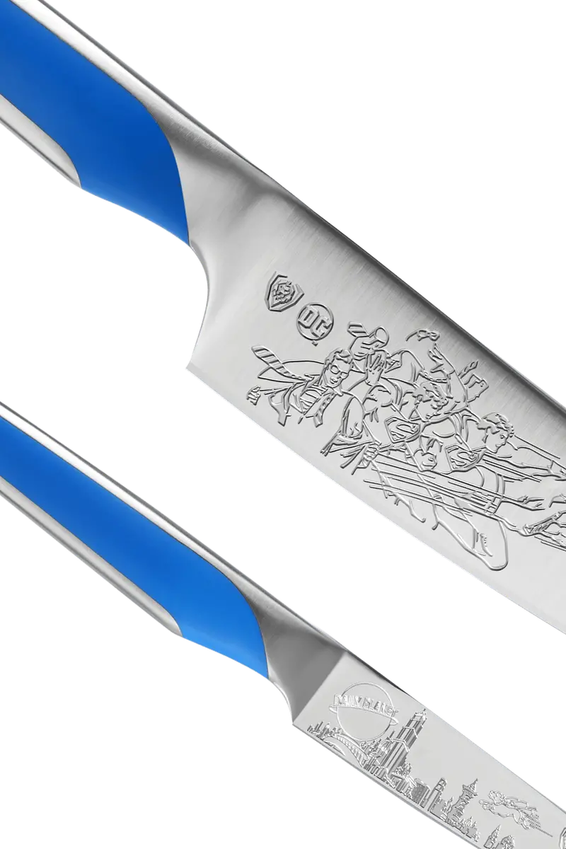 2 Piece Set | Superman™ Edition | 8" Chef's Knife & 3.75" Paring Knife | Dalstrong © 2