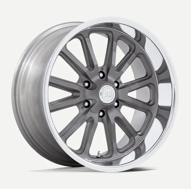 20" U.S. Mags Rambler 6 Uc145 Matte Gunmetal Diamond Cut Lip 1