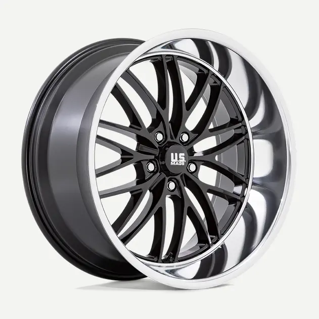 20" U.S. Mags Santa Cruz U138 Gloss Black W/Diamond Cut Lip 1