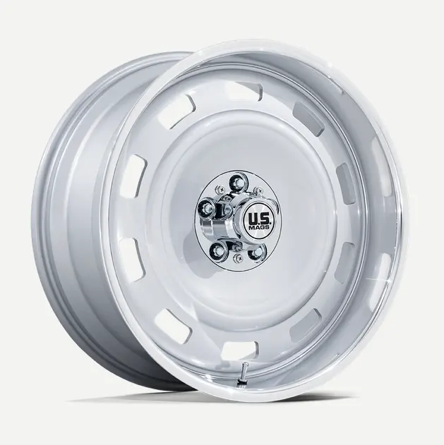 20" U.S. Mags Scottsdale Uc143 Silver W/Diamond Cut Lip 1