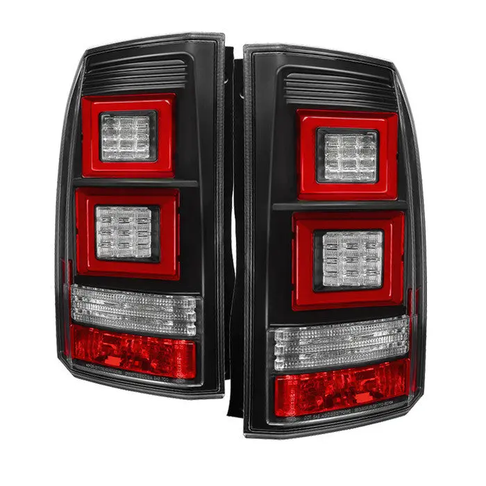 2010-2014 Land Rover Discovery Lr4 Light Bar Led Tail Lights - Black 1