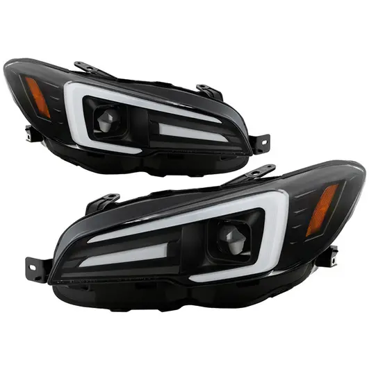2015-2020 Subaru Wrx Led Headlights - Black 1