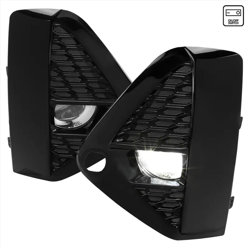 2019-2021 Nissan Murano Led Fog Lights Kit (Chrome Housing/Clear Lens) 1