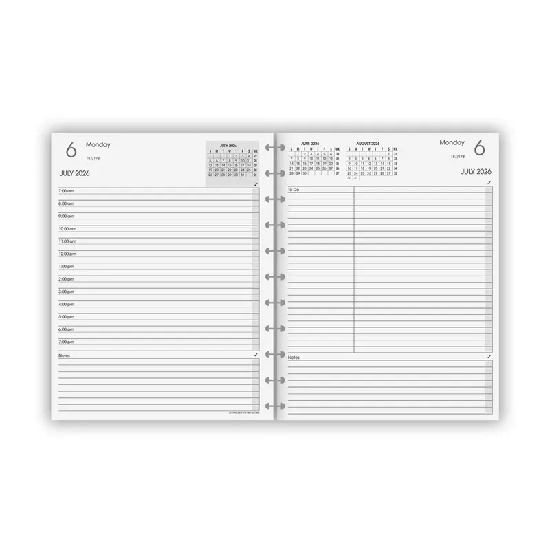 2026-2027 Circa Daily Agenda Refill 7
