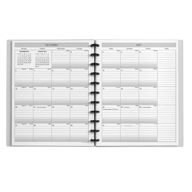 2027-2028 Circa 2-Year Monthly Agenda, Letter 1