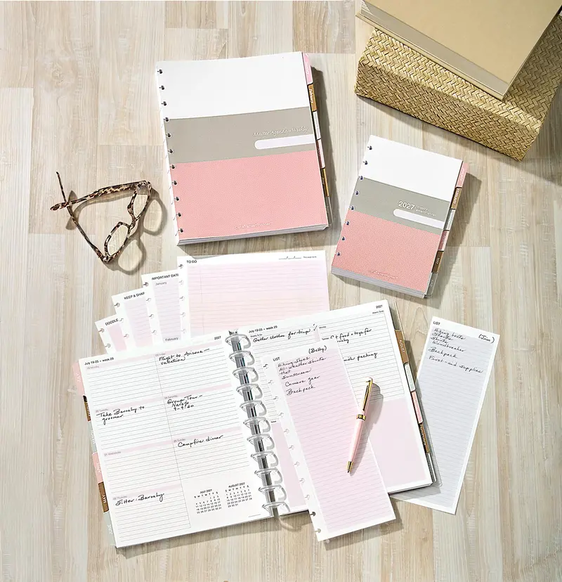 2027 Circa Modern Smartplanner Weekly Discbound Agenda Refill 2