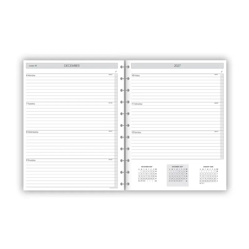 2027 Special Request Circa Weekly Agenda Refill 5