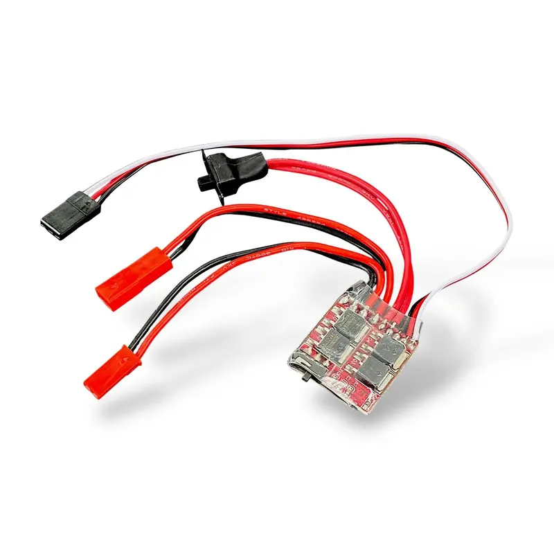 20A Brushed Electronic Speed Controller Esc | Dc Motor Speed Control For Rc Cars, Boats & Robotics Projects 1