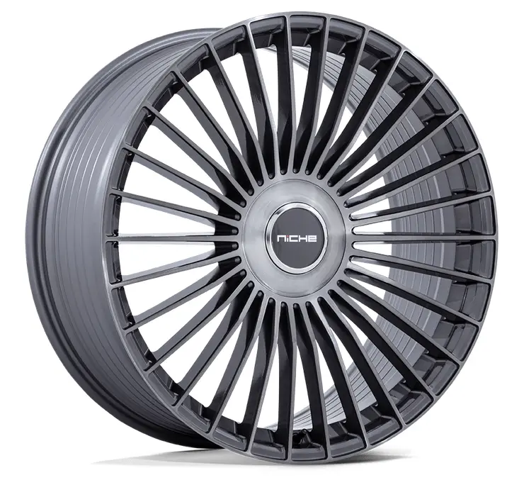 20X10.5 Niche Nc282 Serene Gloss Titanium Brushed 1