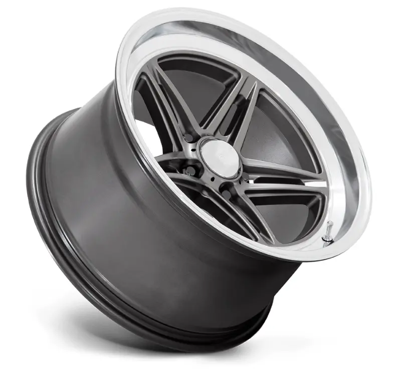 20X10 American Racing Groove Vn514 Anthracite W/ Diamond Cut Lip 2