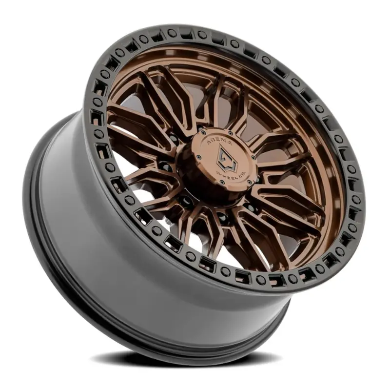 20X10 Arena Hustle Smoked Bronze Center Satin Black Lip 2