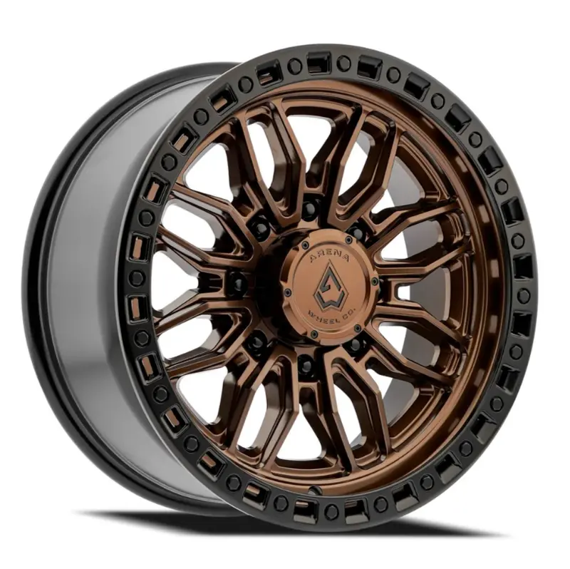 20X10 Arena Hustle Smoked Bronze Center Satin Black Lip 3