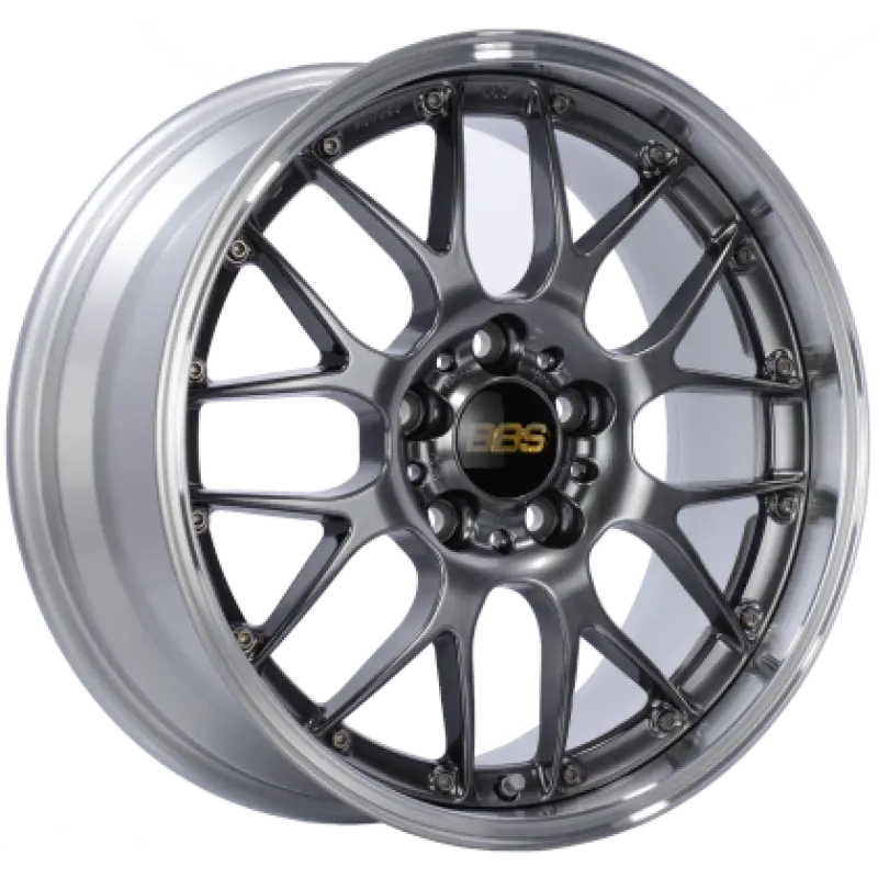 20X10 Bbs Rs-Gt Diamond Black / Diamond Cut Lip 1
