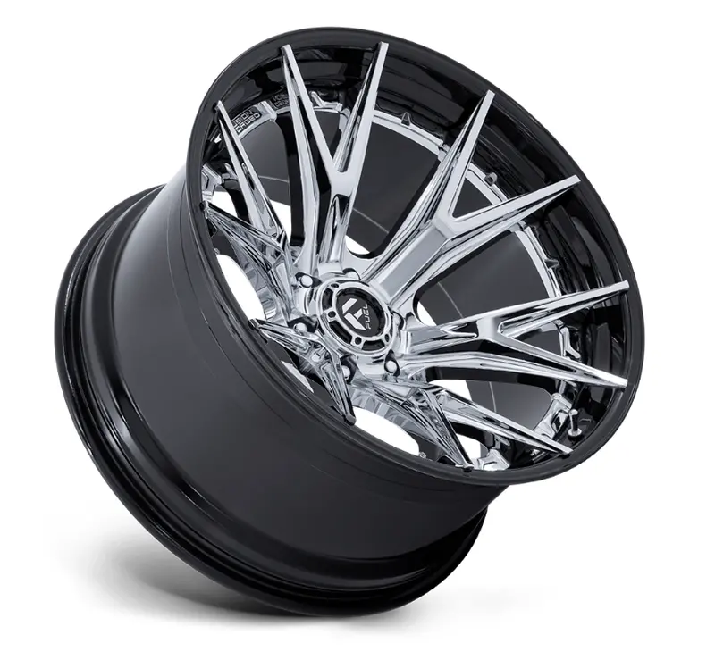 20X10 Fuel Catalyst Chrome W/ Gloss Black Lip 2