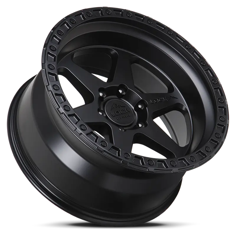 20X10 Lock Off-Road Olympus Matte Black W/ Matte Black Ring 2