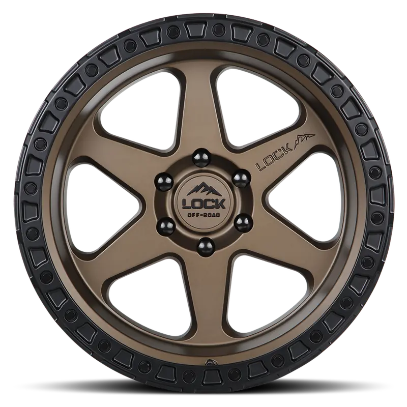 20X10 Lock Off-Road Olympus Matte Desert Bronze W/ Matte Black Ring 3