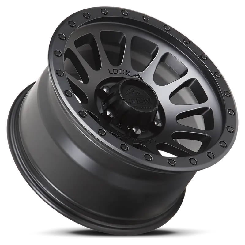 20X10 Lock Off-Road Yosemite Matte Black W/ Matte Black Ring 2