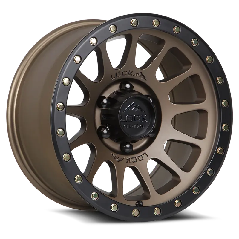 20X10 Lock Off-Road Yosemite Matte Desert Bronze W/ Matte Black Ring 1