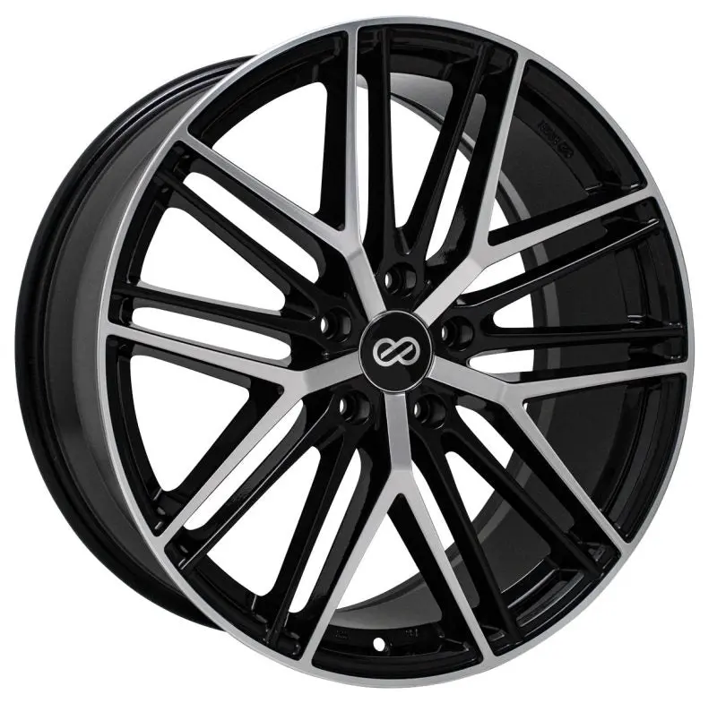 20X8.5 Enkei Phantom 5X114.3 40Mm Offset Black Machined Wheel 1